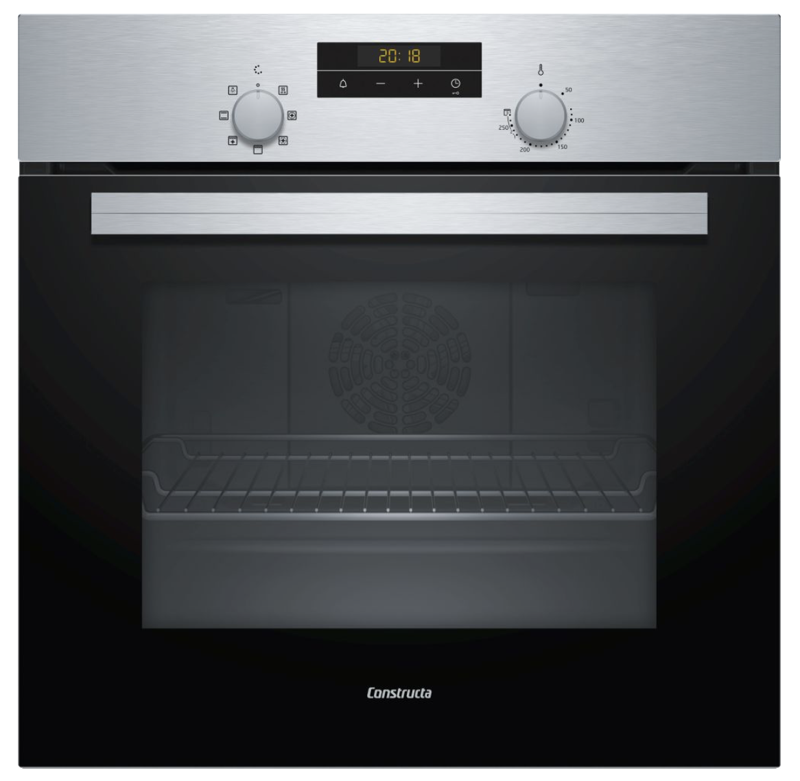 Constructa Einbau-Backofen 60 x 60 cm Edelstahl CF2M50050