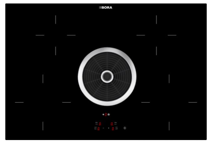 Bora BHU Basic Hyper-Kochfeld mit integriertem Kochfeldabzug - Umluft  