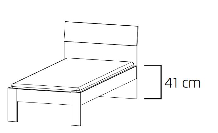 Rauch BLUE Bett 90/200 cm Alvara 605M