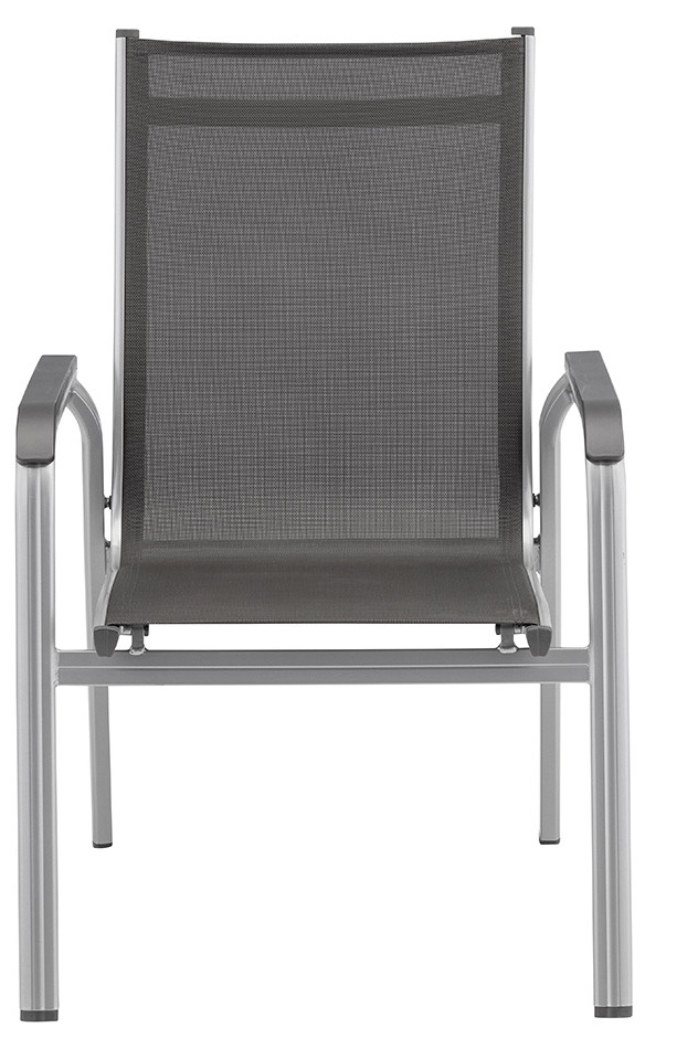 Kettler Basic Plus Stapelsessel silber/anthrazit - 0301205-0000
