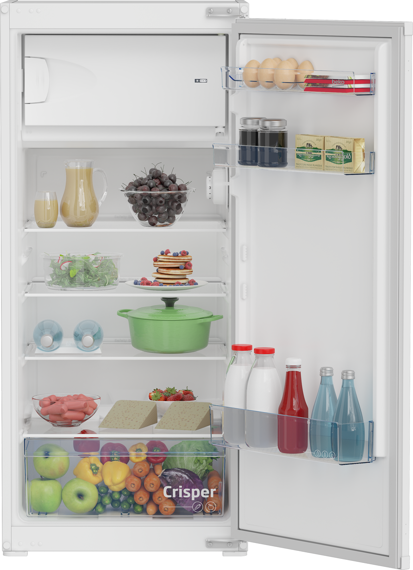 Beko Einbau-Kühlschrank BSSA210K4SN