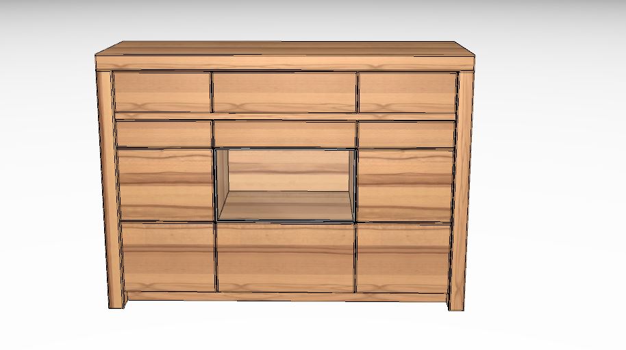 Wöstmann Soleo 3000 Highboard 3540