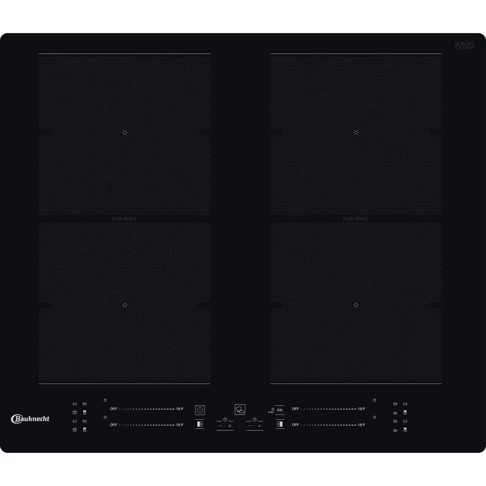 Bauknecht BS 1260F NE Glaskeramik-Kochfeld mit Induktion autark