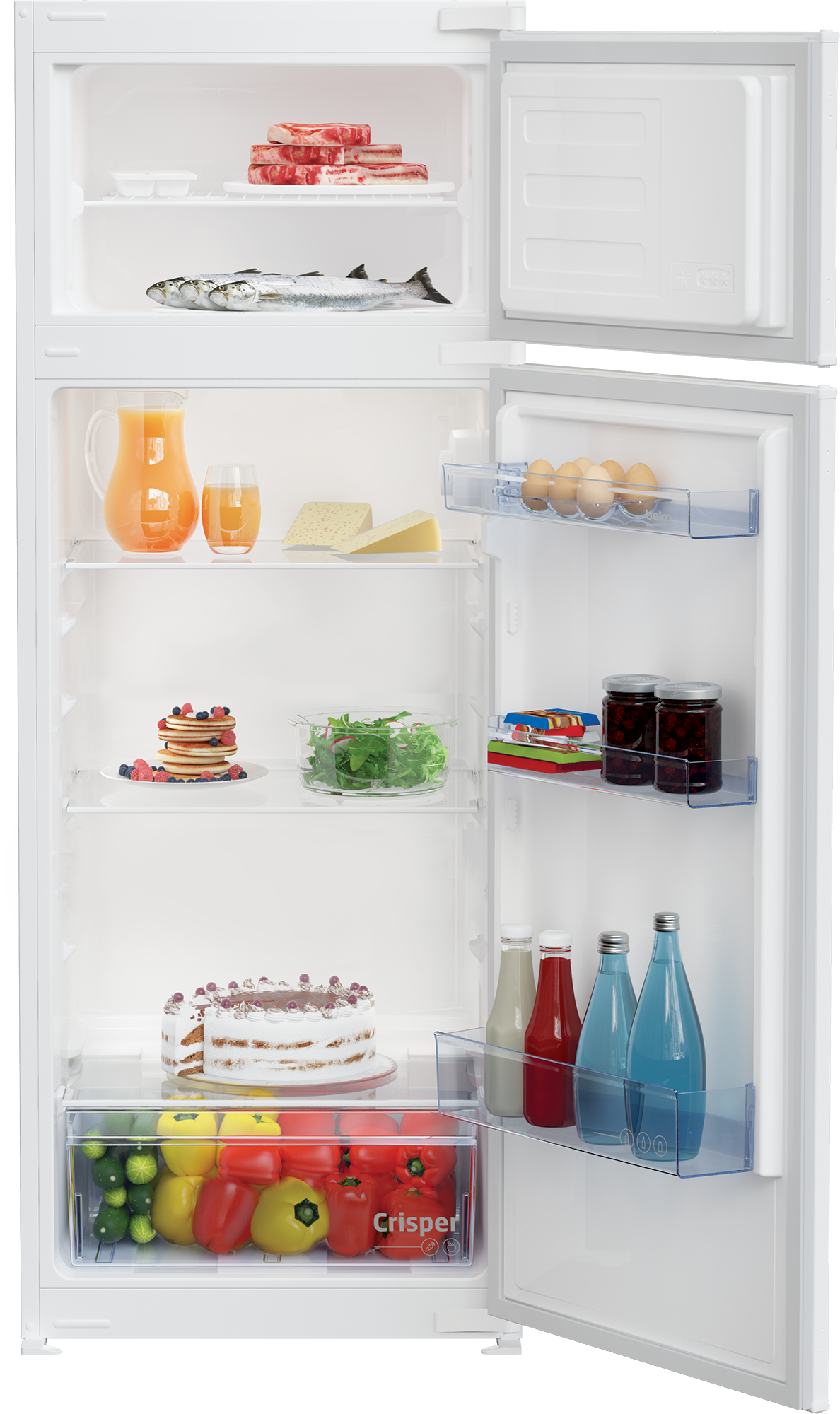 Beko Einbau-Kühl-Gefrierkombination BDSA250K4SN