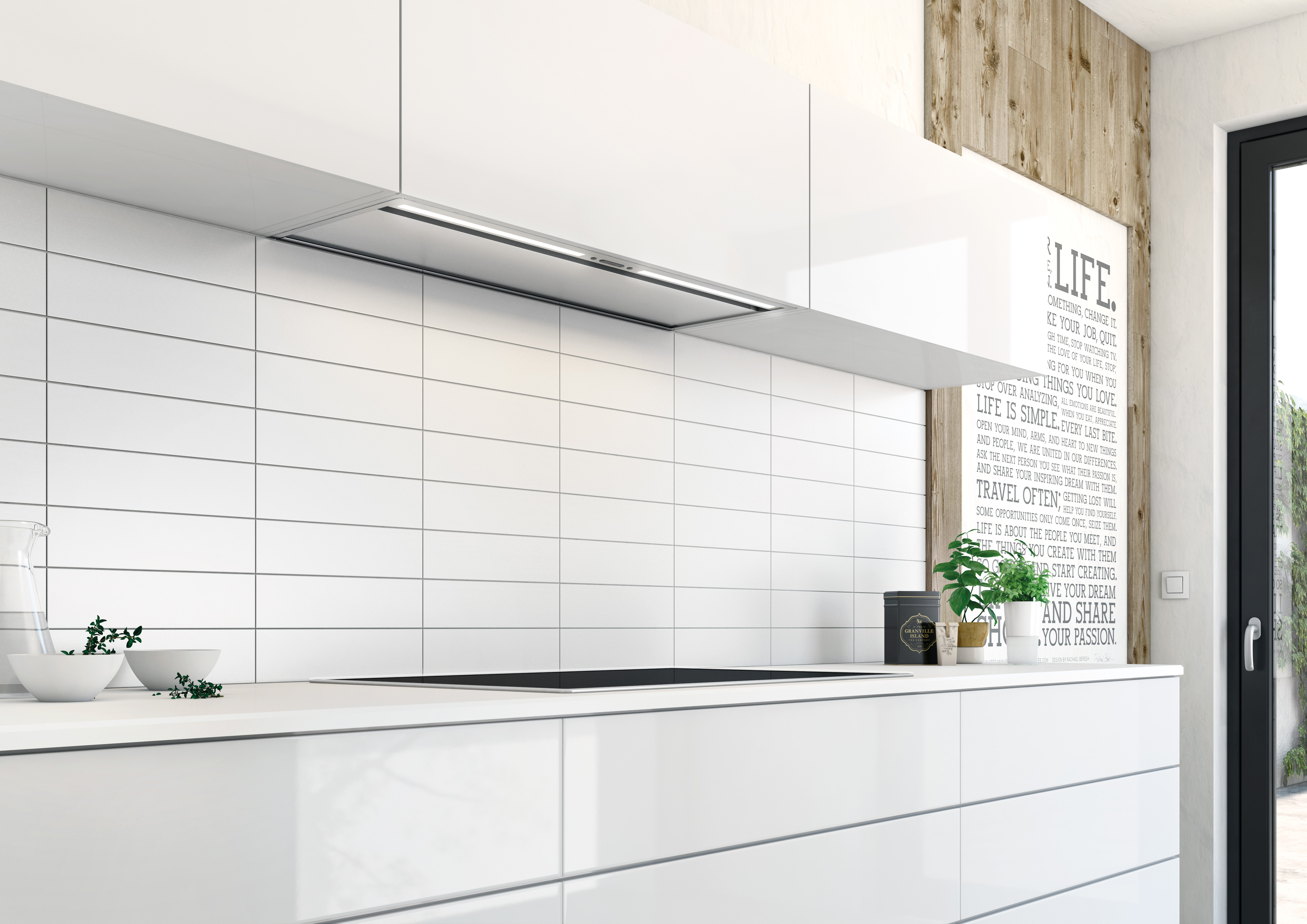 Berbel Einbauhaube BEH 90 FLU Firstline Unseen Abluft 1070101