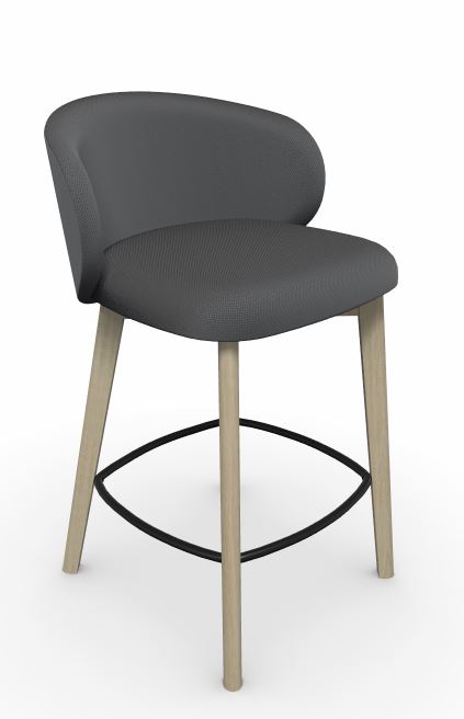 Connubia Calligaris Hocker TUKA CB1997 Gestell Buche gebleicht