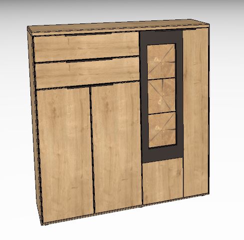 Wöstmann WM 1910 Highboard 123,9 cm