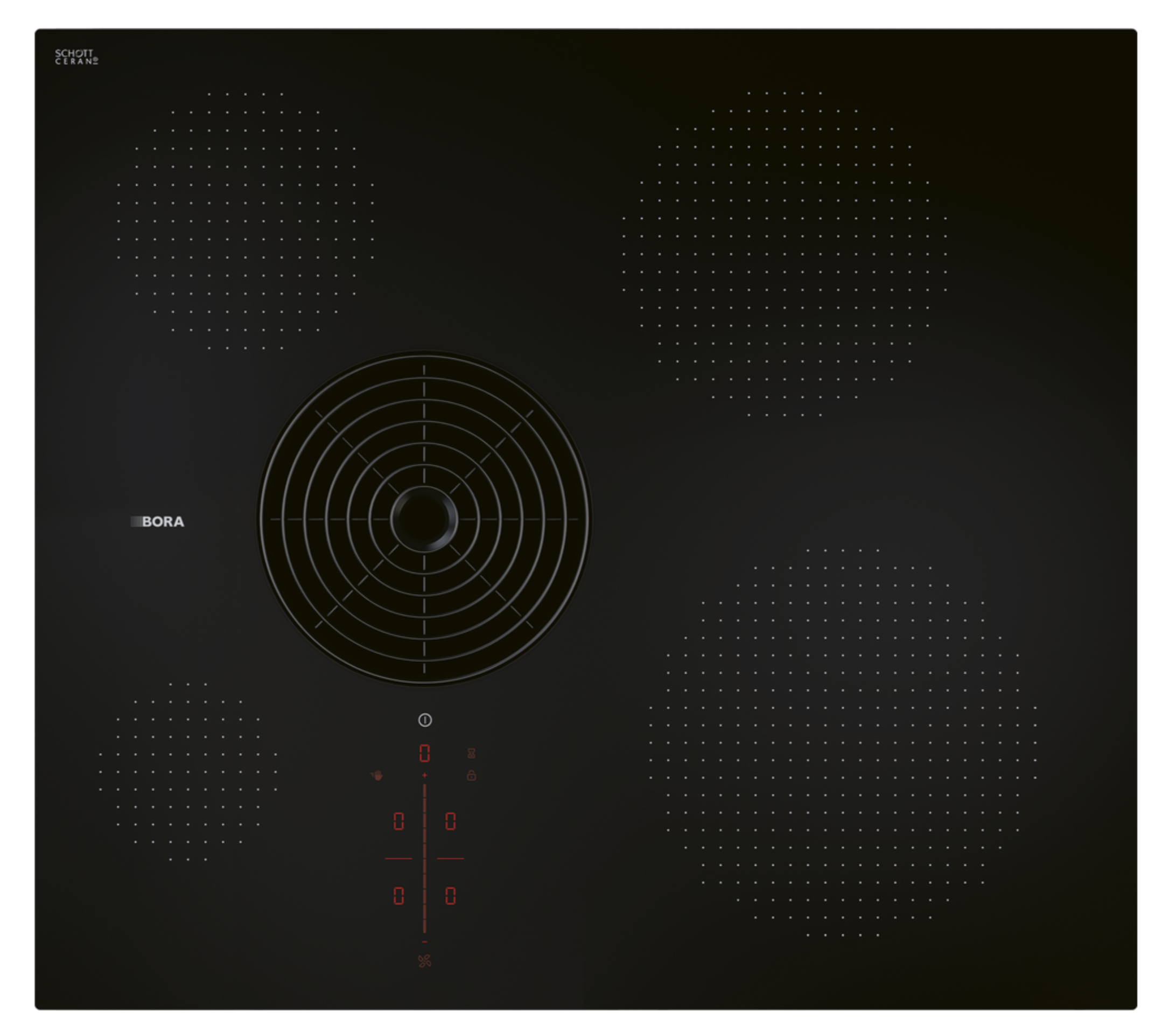 Bora PURSA S Pure Induktions-Kochfeld mit integriertem Kochfeldabzug - Abluft