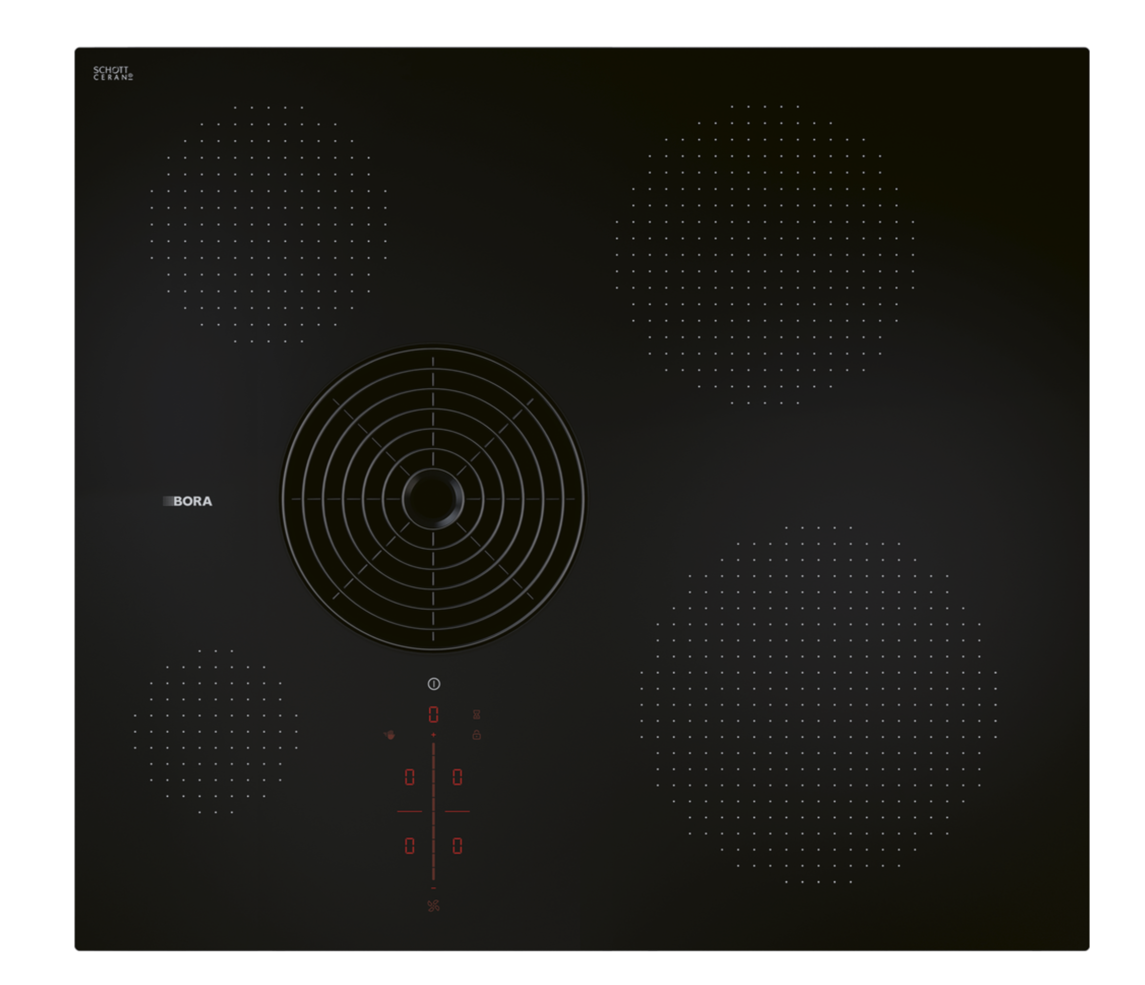 Bora PURSU S Pure Induktions-Kochfeld mit integriertem Kochfeldabzug - Umluft