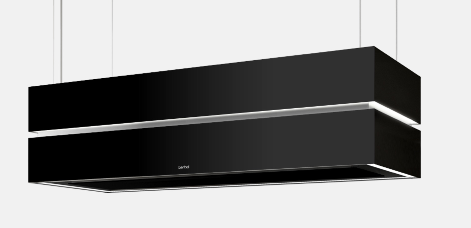 Berbel Inselhaube BIH 100 SKE-P Skyline Play Umluft Schwarz 1050536