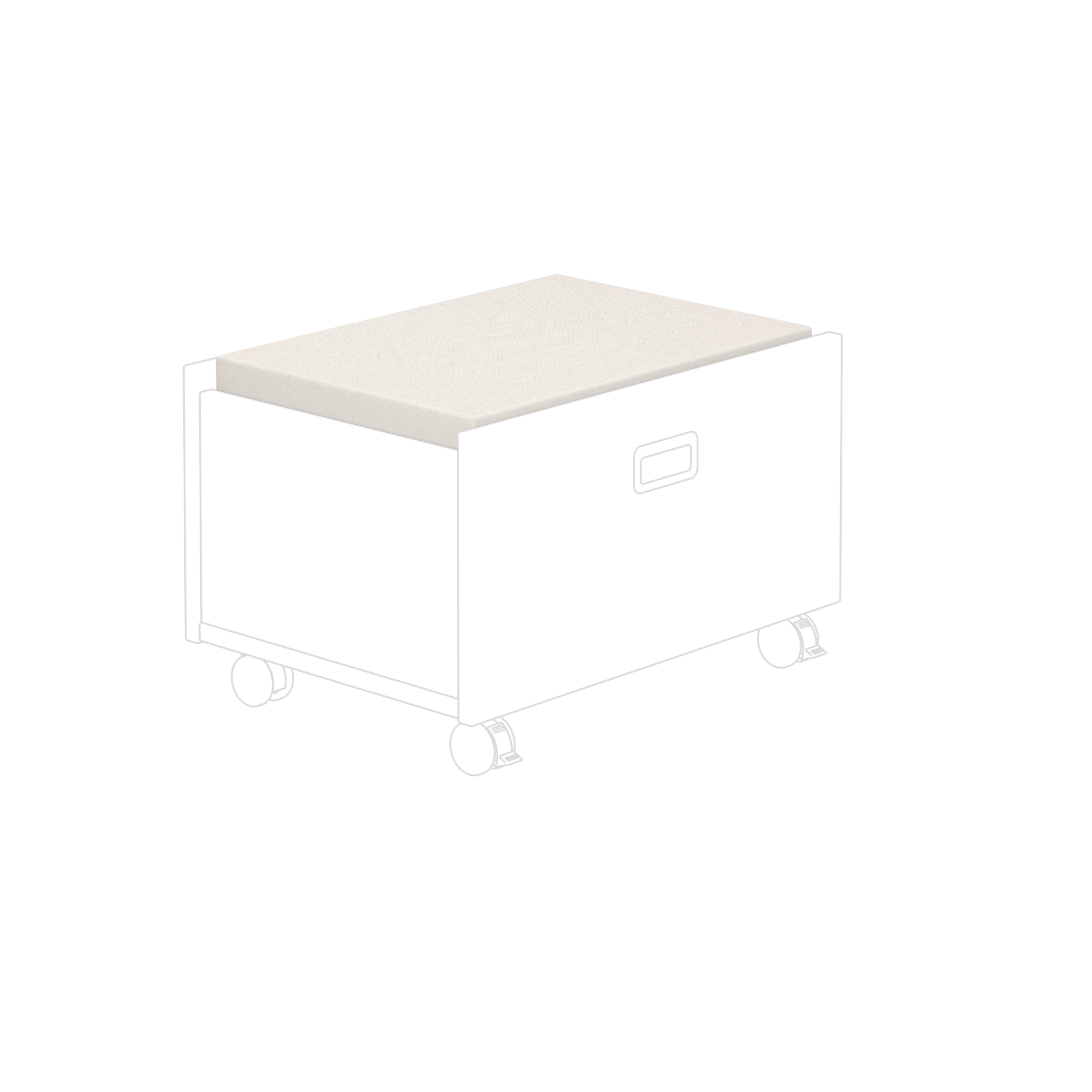 Paidi Sitzkissen für Rollbox, Uni Mikrofaserstoff