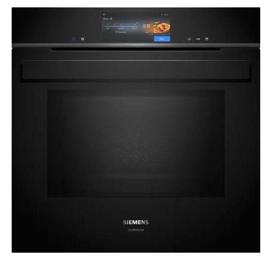 Siemens studioLine iQ700 Einbau-Backofen mit Mikrowellen- und Dampffunktion HN978GQB1