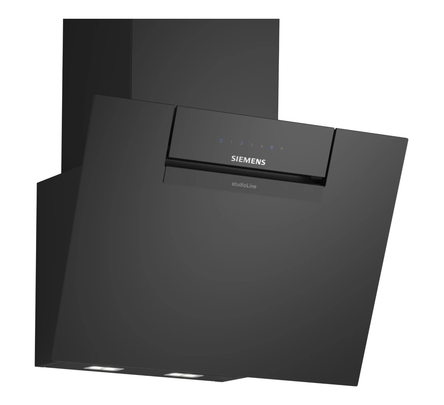 Siemens studioLine iQ300 Wandesse 60 cm Klarglas schwarz bedruckt LC67KFN65