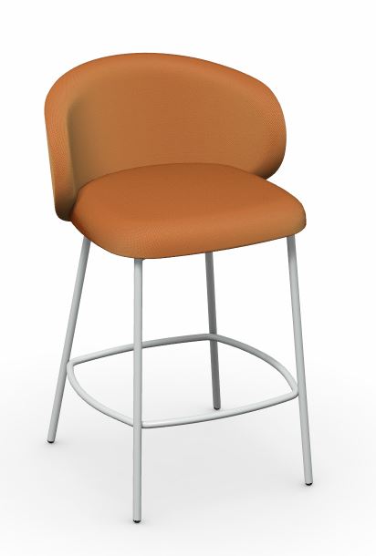 Connubia Calligaris Hocker TUKA CB1995 Gestell Schneeweiss