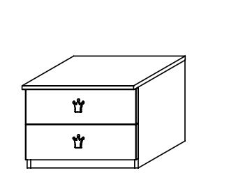 Rauch ORANGE Nachttisch Kate 641P