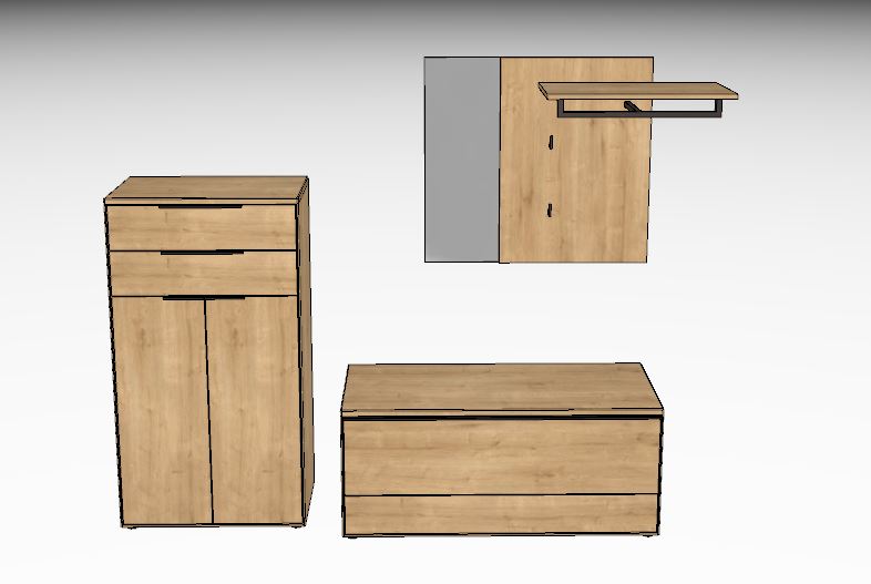 Wöstmann WM 1910 Garderobenkombi 