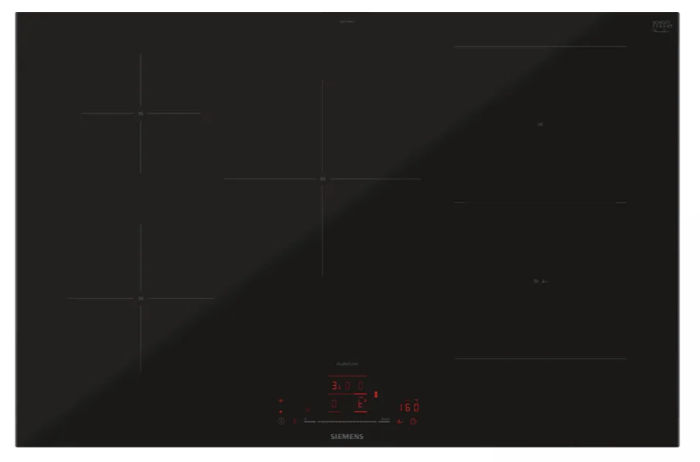 Siemens studioLine iQ500 Induktionskochfeld 80 cm mit Rahmen aufliegend ED870HWC1E