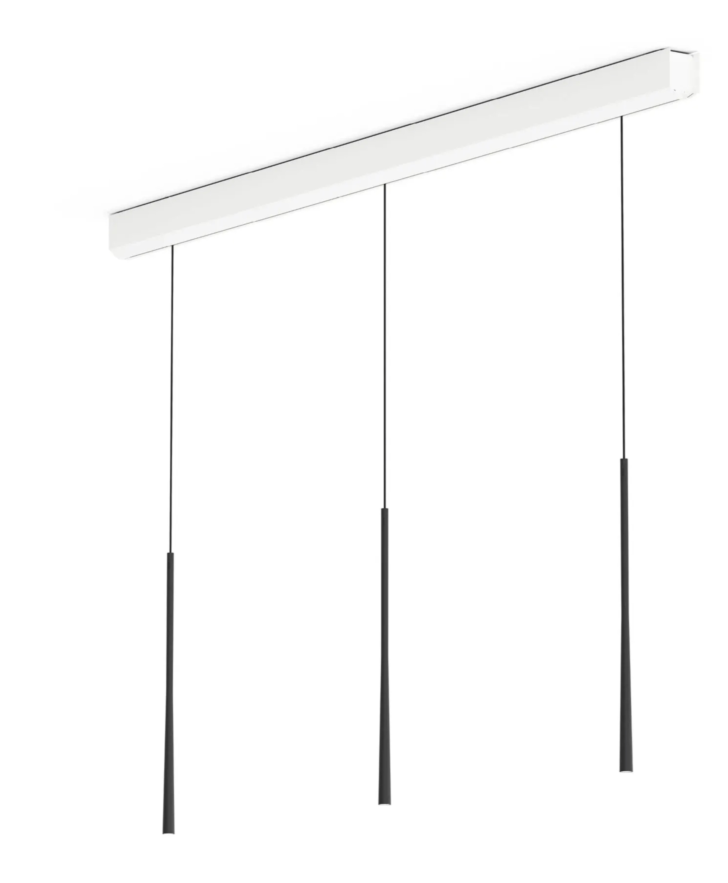 BORA LSLSW Stars Pendelleuchte 3-fach linear schwarz