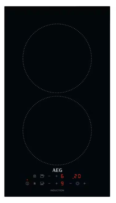 AEG Domino Glaskeramik-Kochfeld mit Induktion IKB 32300 CB