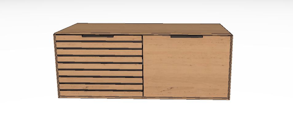 Wöstmann WM 2320 Hänge-Lowboard