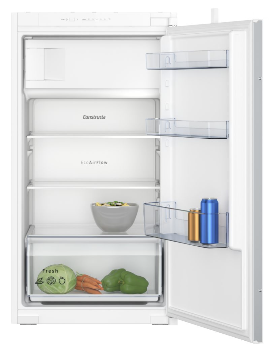 Constructa Einbau-Kühlschrank mit Gefrierfach 102.5 x 56 cm Schleppscharnier CK232NSE0